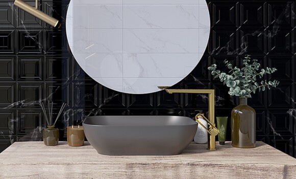 Banyo Tasarımında Siyah Renk Kullanımı