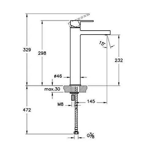 Artema Fold S Yüksek Lavabo Bataryası A42677 - 2