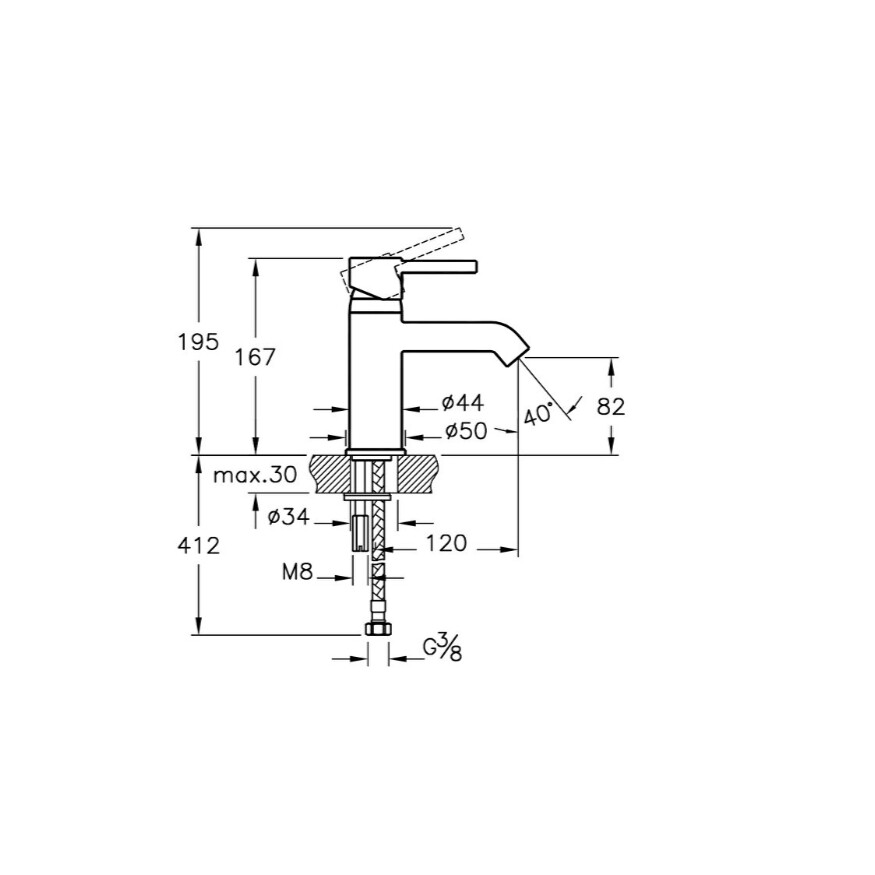 Artema Minimax S Lavabo Bataryası A41984 - 3