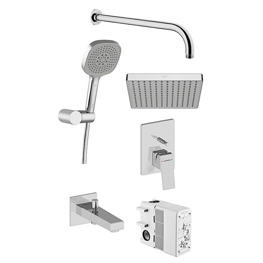 Artema Minimax Square Ankastre Banyo Seti A49325 - Artema