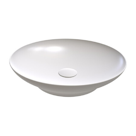 Bien Banyo Flame Gövde Üstü Lavabo 47 cm Saten Beyaz - Bien Banyo