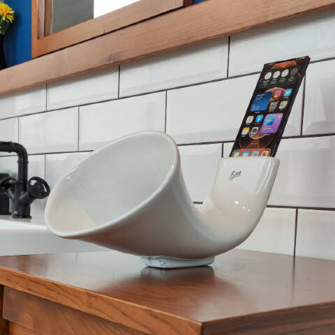 Bien Banyo Mini Megafon Standart Alp Beyaz - 1
