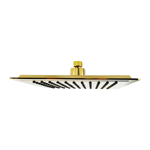 Bien Banyo UltraSlim Square Kare Tepe Duş Başlığı Altın - Bien Banyo