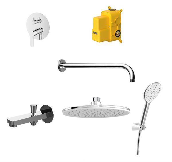 Bien Banyo Water Flowbox Sistemleri Round Ankastre Banyo Batarya Seti - 1