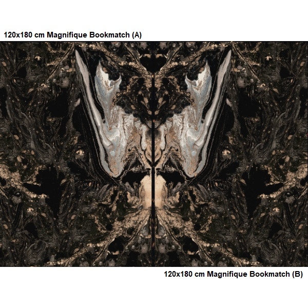 Bien Seramik 120x180 cm Magnifique Bookmatch (A) Yer Karosu - 3