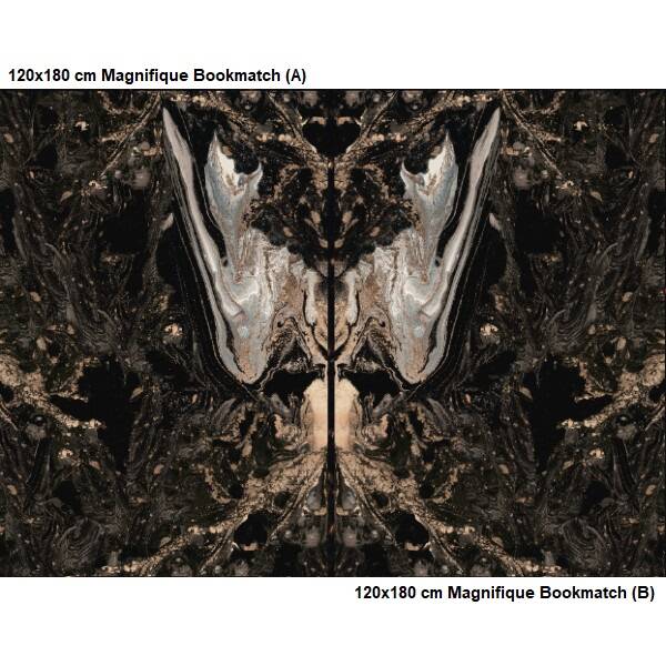Bien Seramik 120x180 cm Magnifique Bookmatch (A) Yer Karosu - 3