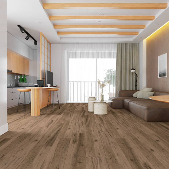 Bien Seramik 20x120 cm Norden Teak Yer Karosu - 1