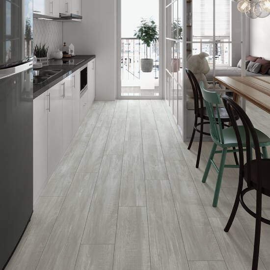 Bien Seramik 20x120 cm Yoga Wood Grey Yer Karosu - 1