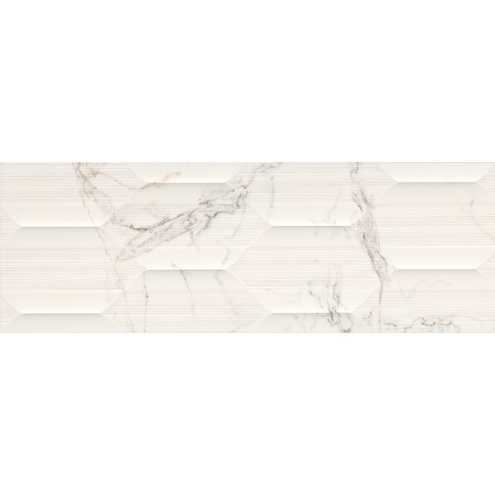 Bien Seramik 30x90 cm Adonis Beyaz Dekofon Duvar Karosu - Bien Seramik