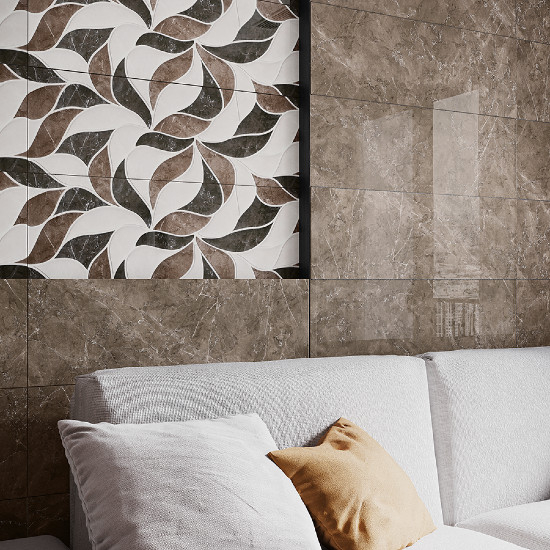 Bien Seramik 30x90 cm Adria Kahve Duvar Karosu - Bien Seramik