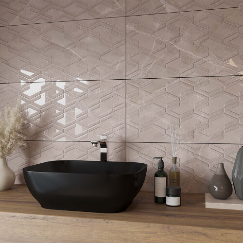 Bien Seramik 30x90 cm Marvel Caramel Dekofon Duvar Karosu - Bien Seramik