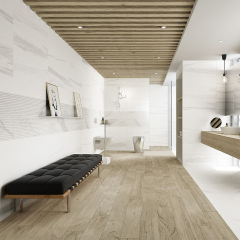Bien Seramik 30x90 cm Nuvola Beyaz Duvar Karosu - Bien Seramik