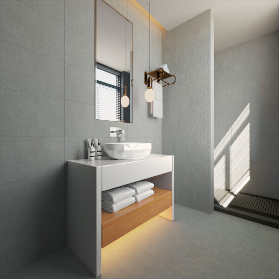 Bien Seramik 30x90 cm Pera Gri Duvar Karosu - Bien Seramik
