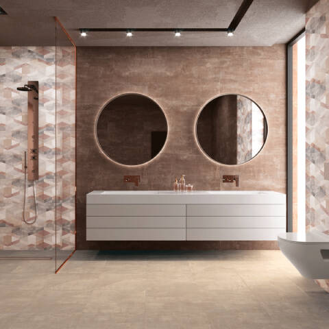 Bien Seramik 30x90 cm Terra Gül Kurusu Duvar Karosu - 1