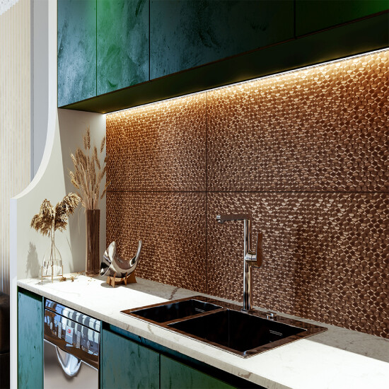 Bien Seramik 30x90 cm Vesta Copper Duvar Karosu - Bien Seramik