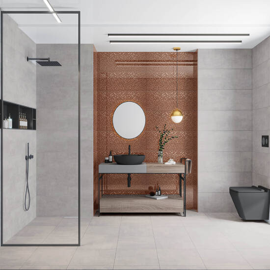 Bien Seramik 30x90 cm Vesta Copper Duvar Karosu - 4