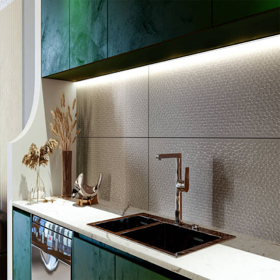 Bien Seramik 30x90 cm Vesta Pearl Duvar Karosu - 1
