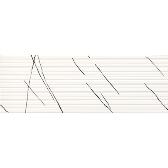 Bien Seramik 40x120 cm Agatha Beyaz Dekofon Duvar Karosu - Bien Seramik