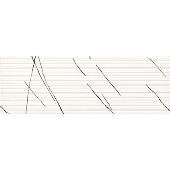 Bien Seramik 40x120 cm Agatha Beyaz Dekofon Duvar Karosu - 1