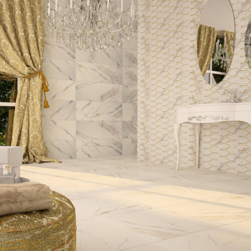 Bien Seramik 40x120 cm Antique Carrara Duvar Karosu - 1