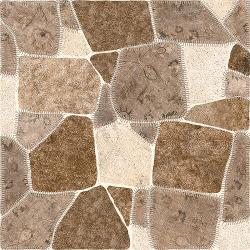 Bien Seramik 50x50 cm Chester Patchwork Bej Yer Karosu - Bien Seramik