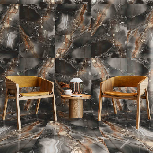 Bien Seramik 60x120 cm Black Onyx Yer Karosu - 1