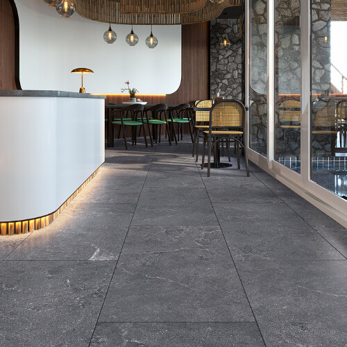 Bien Seramik 60x120 cm Salus Antrasit Yer Karosu - Bien Seramik