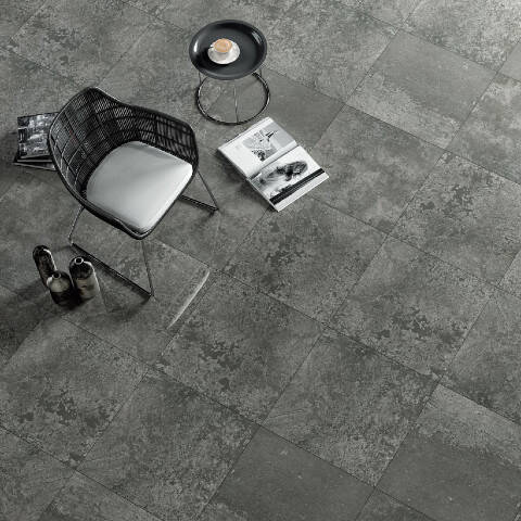 Bien Seramik 60x60 cm Beton Antrasit Yer Karosu - 1