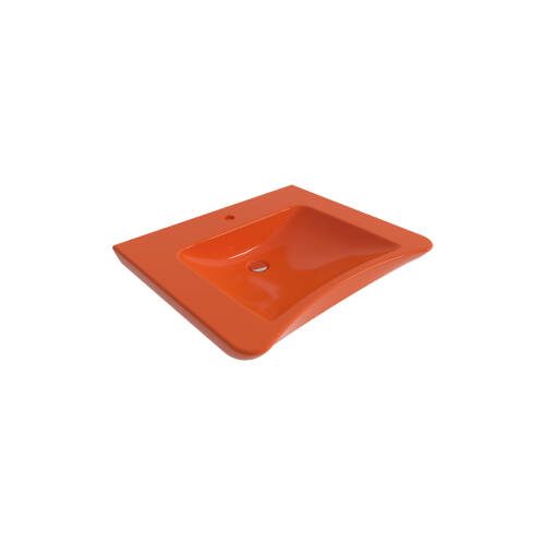 Bocchi Bedensel Engelli Lavabo 65 cm Parlak Turuncu - 2