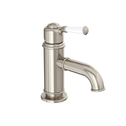 Bocchi Burlington Tek Kumandalı Lavabo Bataryası Saten Nikel - 1