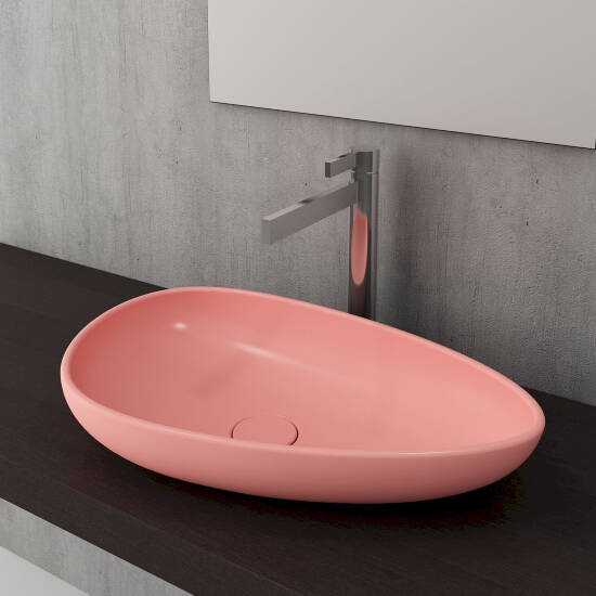 Bocchi Etna Çanak Lavabo 58 cm Mat Somon - 2
