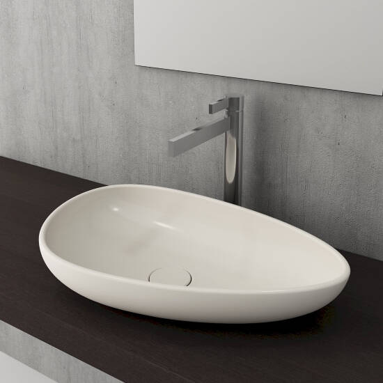Bocchi Etna Çanak Lavabo 58 cm Parlak Bisküvi - 2