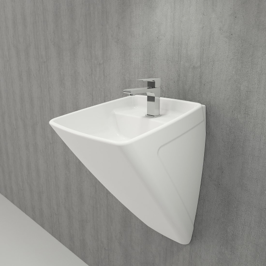 Bocchi Firenze Asma Monoblok Lavabo Parlak Beyaz - Bocchi