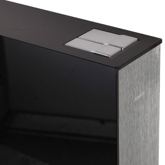 Bocchi GlassBox Asma Klozetler İçin Duvar Önü Rezervuar Sistemi Siyah - 2