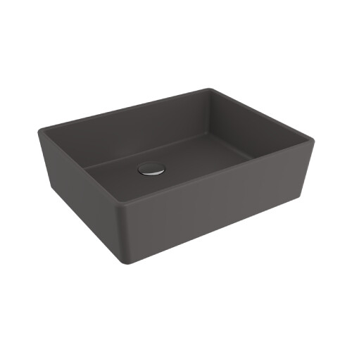 Bocchi Milano Çanak Lavabo 50 cm Mat Antrasit - Bocchi