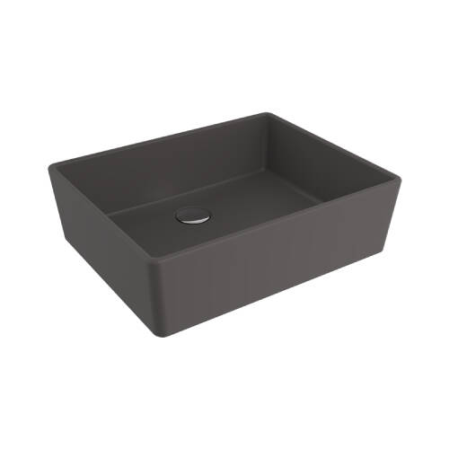 Bocchi Milano Çanak Lavabo 50 cm Mat Antrasit - 1