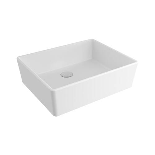 Bocchi Milano Çanak Lavabo 50 cm Mat Beyaz - 1