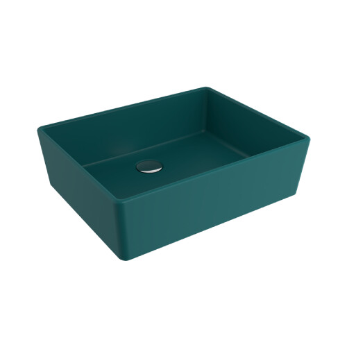 Bocchi Milano Çanak Lavabo 50 cm Mat Petrol Mavisi - Bocchi