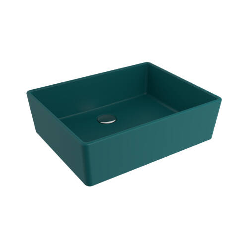 Bocchi Milano Çanak Lavabo 50 cm Mat Petrol Mavisi - 1