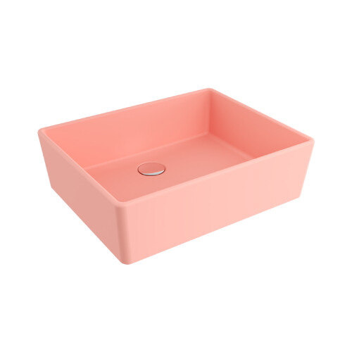 Bocchi Milano Çanak Lavabo 50 cm Mat Somon - Bocchi