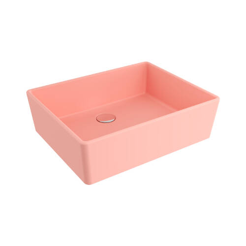 Bocchi Milano Çanak Lavabo 50 cm Mat Somon - 1