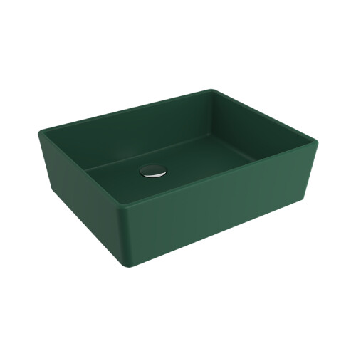Bocchi Milano Çanak Lavabo 50 cm Mat Yeşil - Bocchi