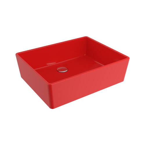 Bocchi Milano Çanak Lavabo 50 cm Parlak Kırmızı - 1