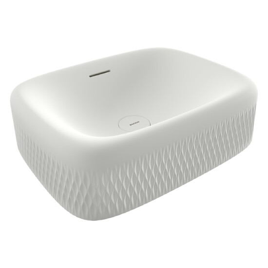 Bocchi New Age Tezgah Üstü Lavabo 55 cm Mat Beyaz - Bocchi