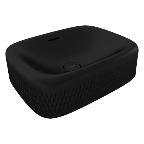 Bocchi New Age Tezgah Üstü Lavabo 55 cm Mat Siyah - Bocchi