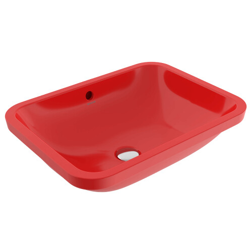 Bocchi Scala Arch Tezgah Altı Lavabo 55 cm Parlak Kırmızı - Bocchi