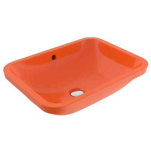 Bocchi Scala Arch Tezgah Altı Lavabo 55 cm Parlak Turuncu - 1