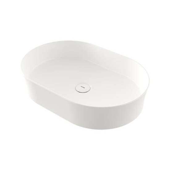 Bocchi Slim Line Çanak Lavabo 55 cm Parlak Beyaz - Bocchi