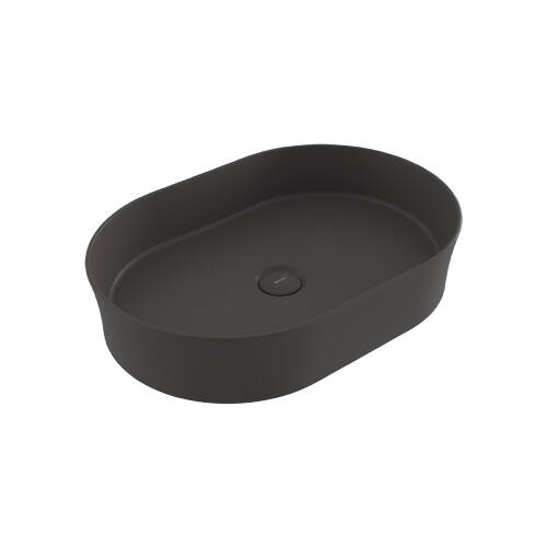 Bocchi Sottile Slim Line Çanak Lavabo 55 cm Mat Antrasit - 1