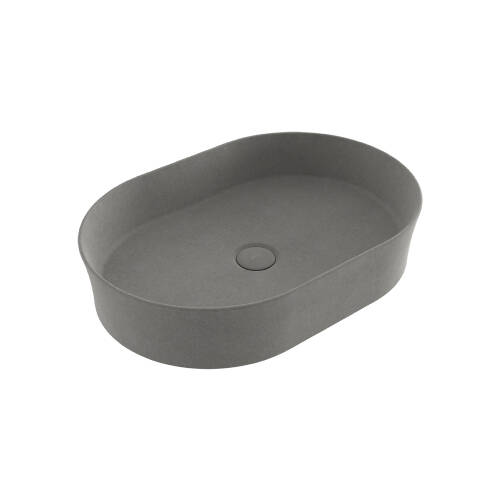 Bocchi Sottile Slim Line Çanak Lavabo 55 cm Mat Beton - 1